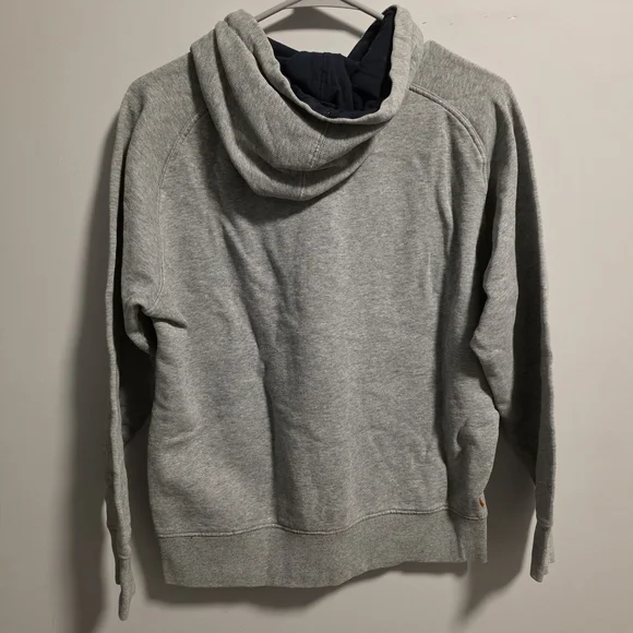 Timberland Gray Hoodie with Navy Logo - Picture 3 of 3